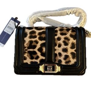 Rebecca Minkkoff Leopard Print Shoulder Bag NWT